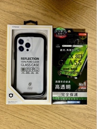 hamee iFace&ガラスフィルム(iPhone14Pro MAX)