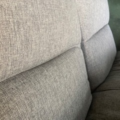 ● 座椅子ソファー、2人掛け、リクライニング機能付きの画像