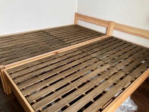 【無印家具】パイン材シングルベッド