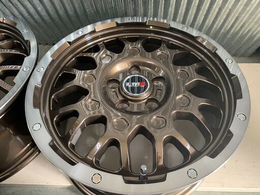 売約済み　レアマイスター★ LMG MS-9W　17×7.5J　5H114.3　＋42　ブロンズ系　4本価格　エクストレイル　RAV4　ハリアー　CX-5　デリカD5