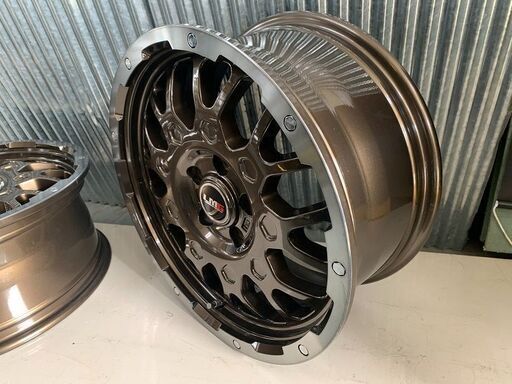 売約済み　レアマイスター★ LMG MS-9W　17×7.5J　5H114.3　＋42　ブロンズ系　4本価格　エクストレイル　RAV4　ハリアー　CX-5　デリカD5