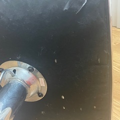 ニトリ　昇降式ハイチェア　ブラックの画像