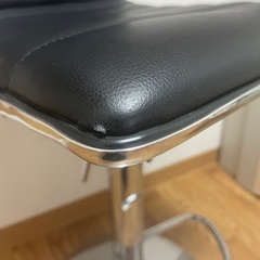 ニトリ　昇降式ハイチェア　ブラックの画像