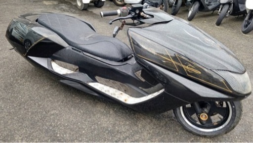 YAMAHA カスタム多数　マグザム　ローダウン　黒色　ビックスクーター　福岡市南区