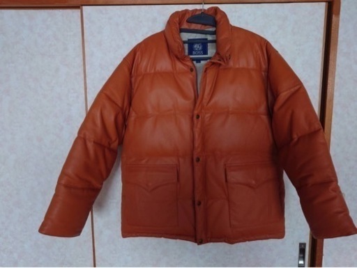 美品　レザージャケット　サントリーBOSSジャン　Lサイズ