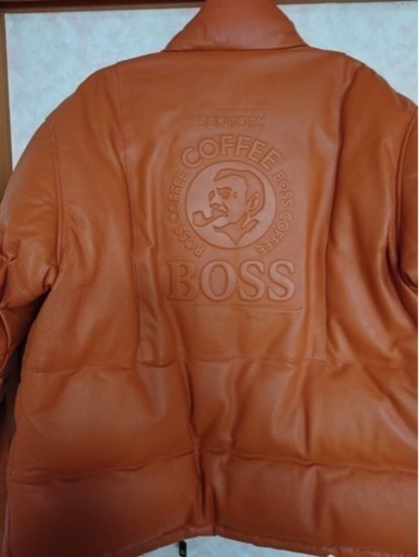 美品　レザージャケット　サントリーBOSSジャン　Lサイズ