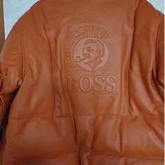 美品　レザージャケット　サントリーBOSSジャン　Lサイズの画像