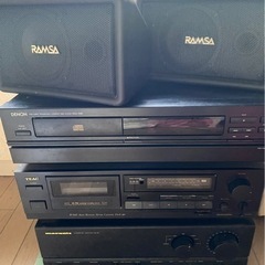 RAMSAスピーカー×2ほか