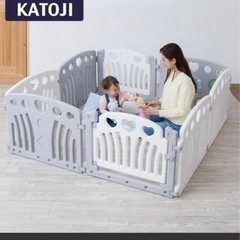 新品未使用　定価¥15800 katoji ベビーサークル　2ドア　コロコロランドの画像