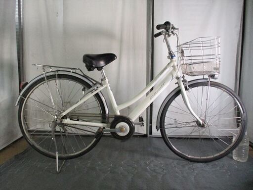 C538　限定特価　整備済み★ブリヂストン　アルベルト★ 中古自転車 【26インチ　白 】