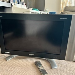 ただで差し上げます！シャープ　中古　テレビ　26インチ　