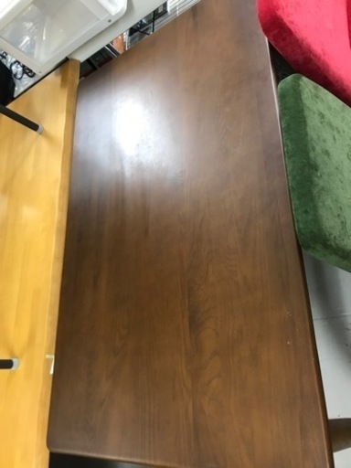 取引場所　南観音　ロ2302-607 ダイニングテーブルセット　イス2脚＋ベンチイス1脚セット　中古美品　各イスのカバーはマジックテープで外れます