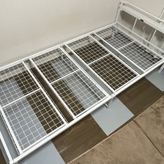 シングルパイプベッド　ニトリ