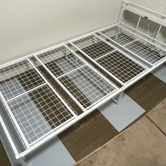 シングルパイプベッド　ニトリの画像