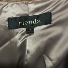 rienda もこもこコートの画像