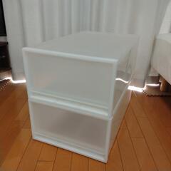 急募★無印良品muji　収納ケース美品　大２つ　０円
