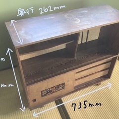 木製の棚　(DIYの木材として使っても)の画像