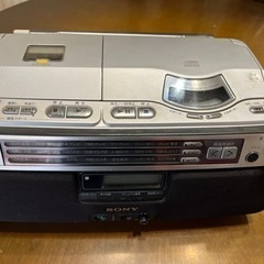SONY  CDカセットラジカセの画像