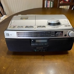 SONY  CDカセットラジカセ