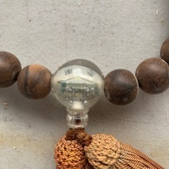 数珠　ウッドの画像