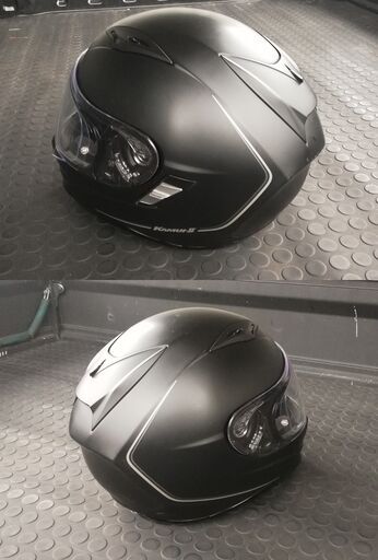 OGK KABUTO カブト　カムイ２　KAMUI２　Mサイズ　57-58cm　フラットブラック　マットブラック　艶消しブラック　