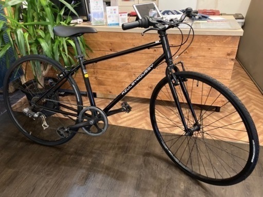 【タイヤ前後新品！】6段変速　700×28c クロスバイク　ブラック