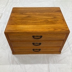 HJ284【中古】桐箱　三段　