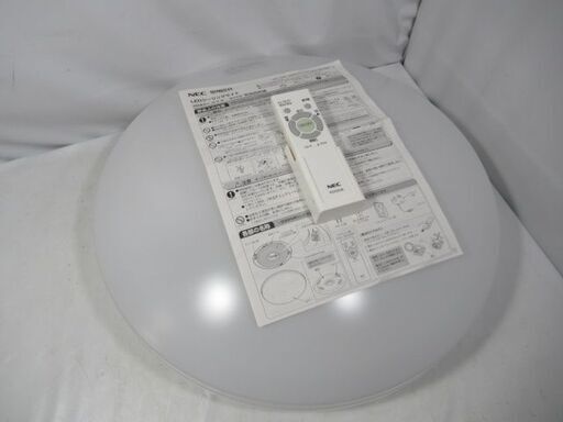 1ヶ月保証/シーリングライト/照明器具/LED/～8畳/ホタルクス/NEC/HLDZ08209/美品/良品/中古品/J4973/