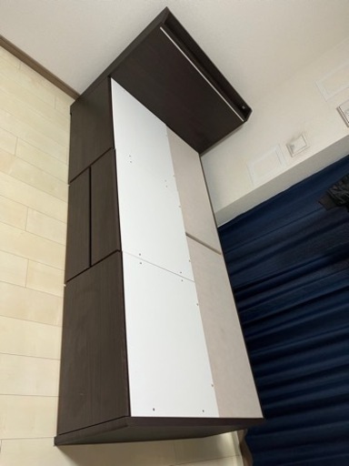 大容量収納付きシングルベッド