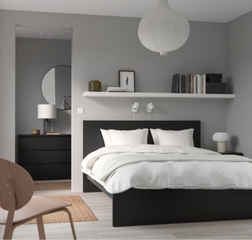 IKEA MALM ベッドフレーム クイーンサイズ
