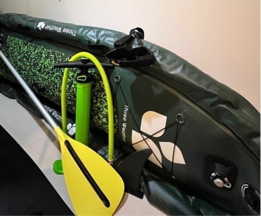 スリーウェザー　インフレータブルSUP フィッシング