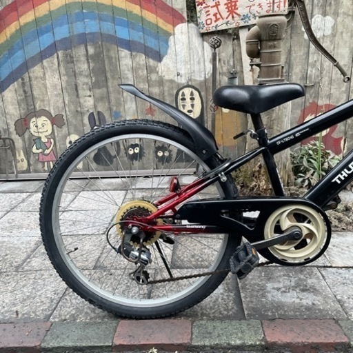 【3195】子供車　24インチ　前後タイヤ新品　9,400円（防犯・税込）