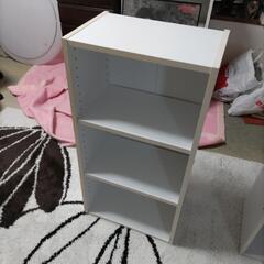 カラーボックス三段 棚高さ可変式の画像