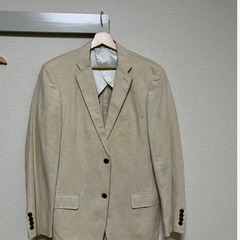 夏用ジャケット　Linen Blended Slim Fit XL