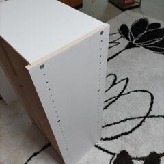 カラーボックス三段 棚高さ可変式の画像