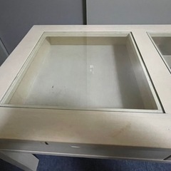 【お譲りします】ガラステーブル　の画像