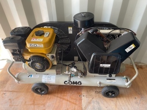 アネスト岩田　PLUE22-10S セル付き 引き取り限定　動画あり　アネスト岩田 エンジンコンプレッサー