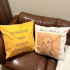 クッション3個セット　45×45 カバー付きの画像