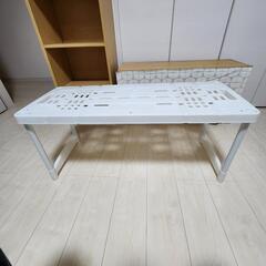 譲ります【中古】本棚2個と押し入れラックの画像