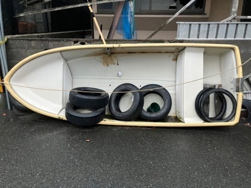 相談中)レストアベース　YAMAHA fish12 船外機付き
