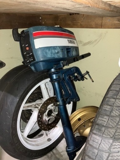 相談中)レストアベース　YAMAHA fish12 船外機付き