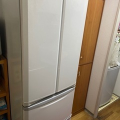 三菱ノンフロン冷凍冷蔵庫 MR-F40T-W 型 400L H1...