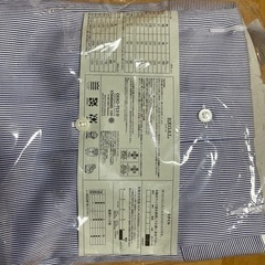 メンズワイシャツ　ボタンダウン　ストライプ（新品未開封）の画像