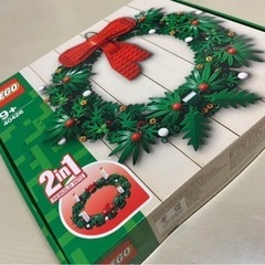 レゴ リース クリスマス クリスマスリースの画像