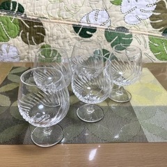sasaki crystal  ブランデーグラス　５脚セット