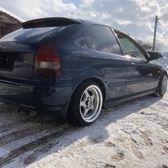 期間限定価格　価格高騰中　ホンダ　シビック EK  希少5MT スタンス　JDM  車高調の画像