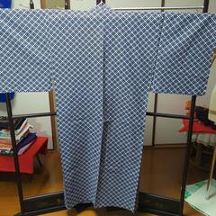 (おまとめ予約)　着物男子　浴衣　綿100％　注染め　幾何学模様
