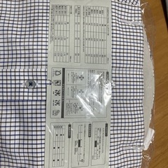メンズワイシャツ　ボタンダウン　チェック柄（新品未開封）の画像