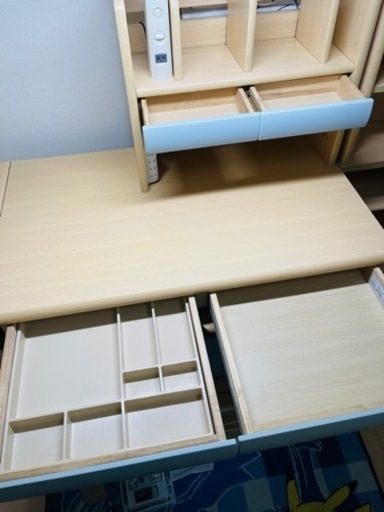 お譲り先　決まりました！【美品】ニトリ組み合わせ学習デスク　汚れほぼ無し　直接引き取りor 近隣県は別途費用でご自宅までお持ちします