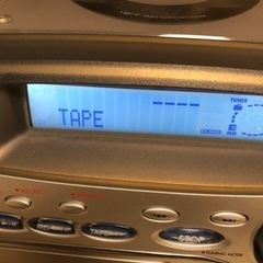 ケンウッドCDラジカセの画像